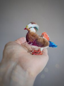 Mandarin duck miniature