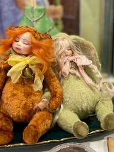 Teddy Dolls спящие зайка и лисичка