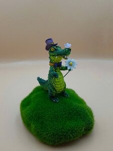 Miniature crocodile - romantic