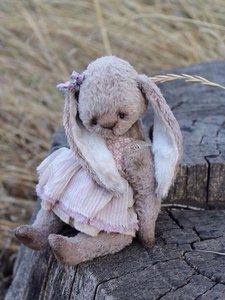 Rabbit with a plush pattern of 16 cm in PDF