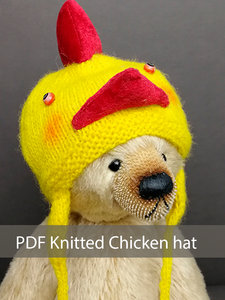PDF Pattern Rustic style chicken hat