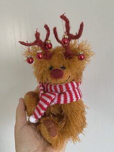 Christmas teddy deer