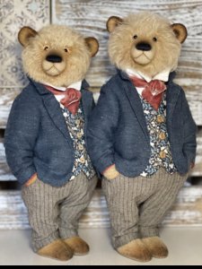 Pattern bear teddy and clothes PDF